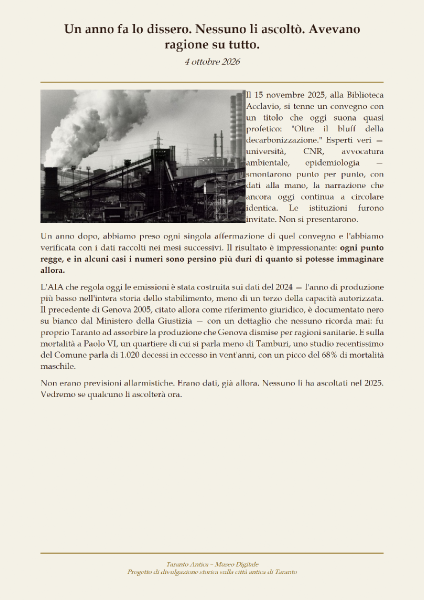 Scheda Avevano ragione